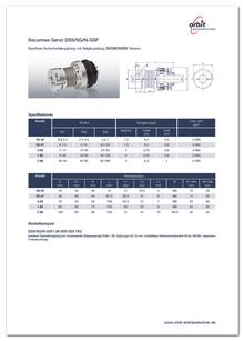 Datasheet Securmax Servo DSS/SG/N-GSF