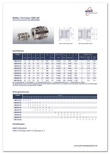 Datasheet Belflex Thermbago GBC-SS